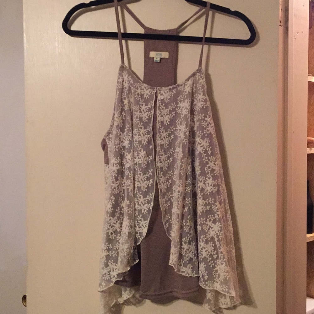 Lace tank top